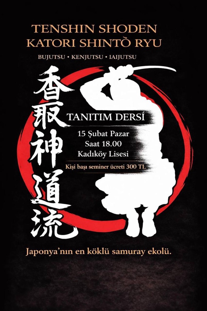 Katori Shinto Ryu tanıtım dersi — 15 Şubat 2026